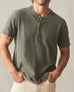 Men's Broken-In Premium Slub Henley - Washed Olive